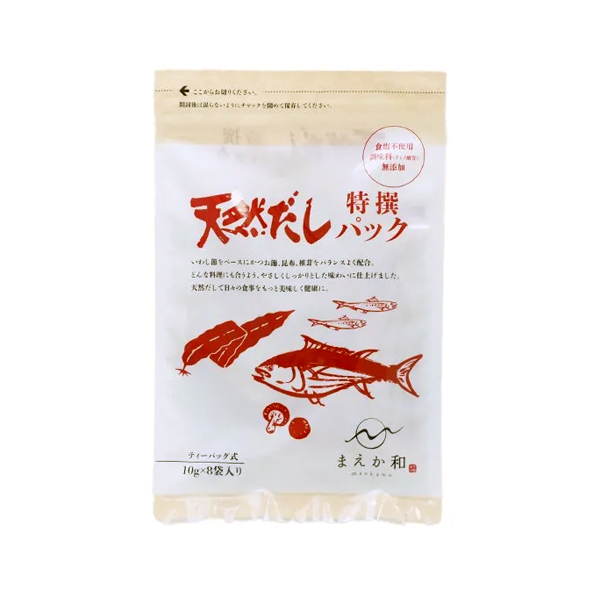 天然だしパック 特撰 10g×8袋